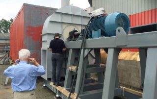 Performance test of centrifugal fan