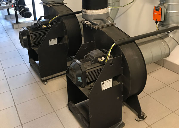 centrifugal fans power