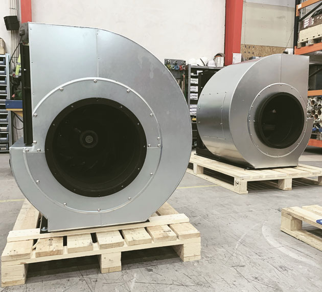 heat-insulated centrifugal fans