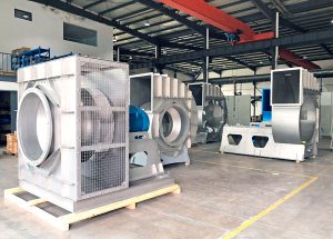 Centrifugal fans for dairy
